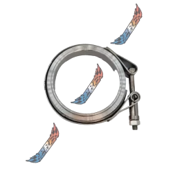 TURBOSYSTEMS KIT V-BAND Bride Sortie Ligne Echappement BMW 76MM INOX