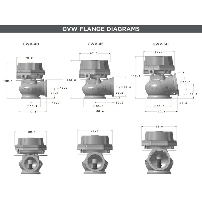 Garrett GVW-45 Wastegate Externe